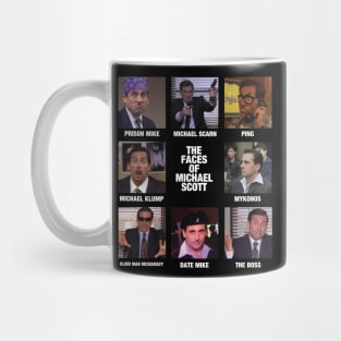 The Faces of Michael Scott - The Office Shirt Mug